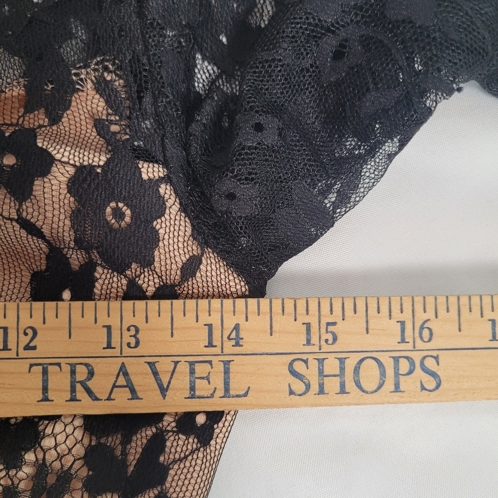 Mustard Seed by Anthropologie  Lace Overlay Sheath Dress w/ Fringe Detail Size S - Picture 11 of 13